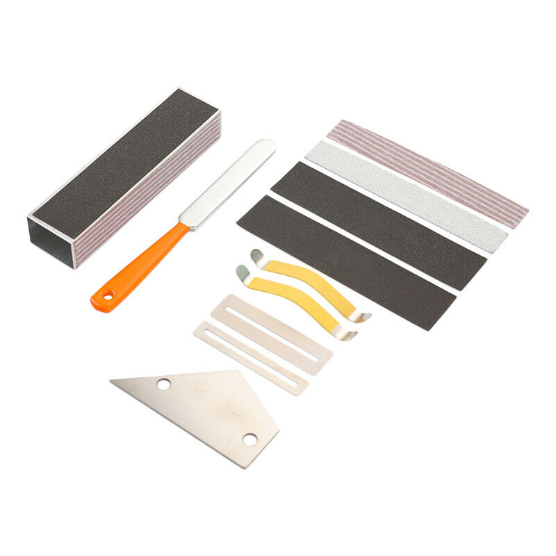1Set Guitar Fingerboard Luthier Tool Guitar Fret Crowning File Leveling BeamBDA