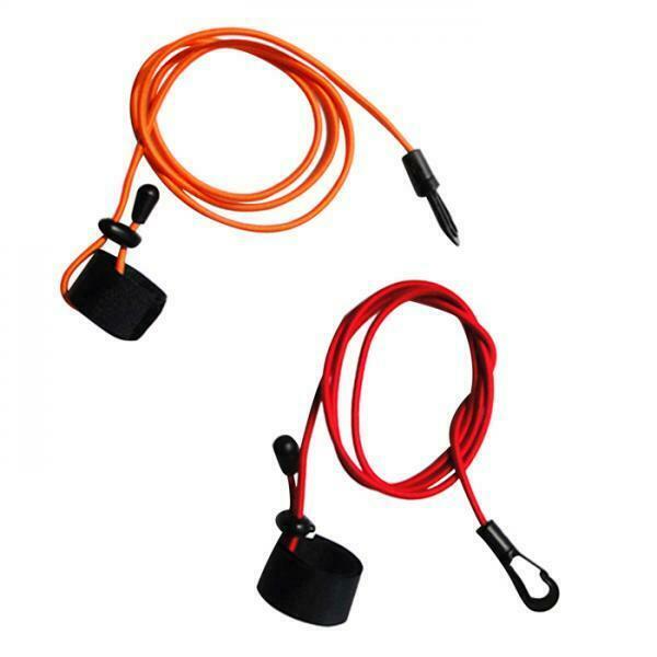 2Pcs 43 '' / 110cm 4mm Strong Durable Elastic Cord Fishing Pole / Kayak Canoe