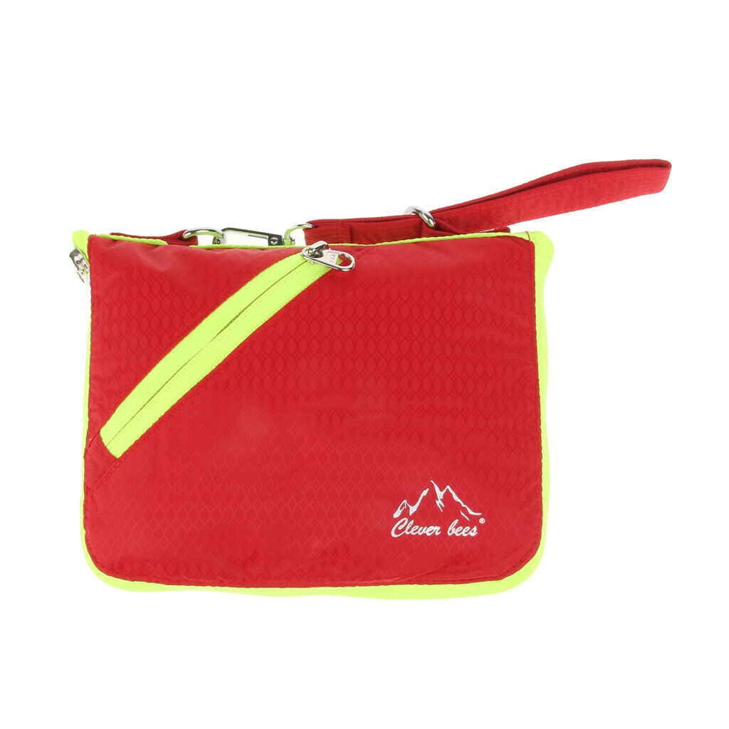 Outdoor Sport Backpack Travel Daypack Nylon Waterproof Folding Bag Red
