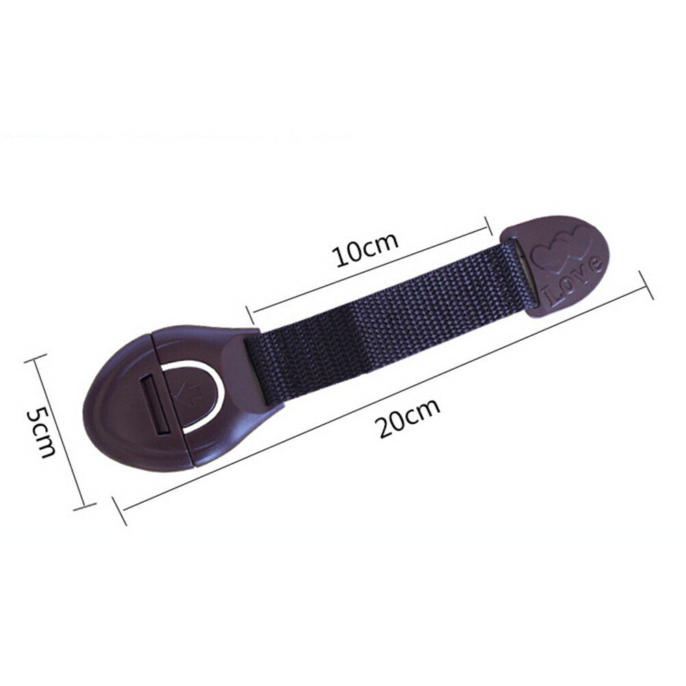 5Pcs/lot cabinet door drawers refrigerator toilet safety locks for kids baby_DD