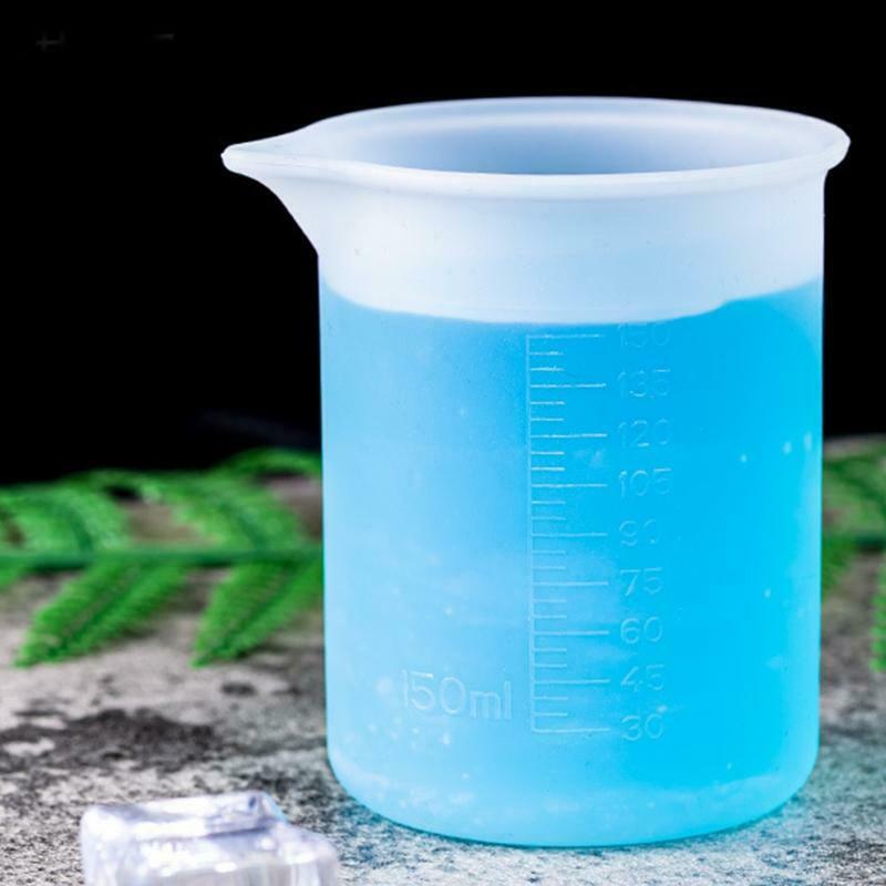 150ML Silicone Measuring Cups Handmade DIY Crystal Epoxy Jewelry Making Tools