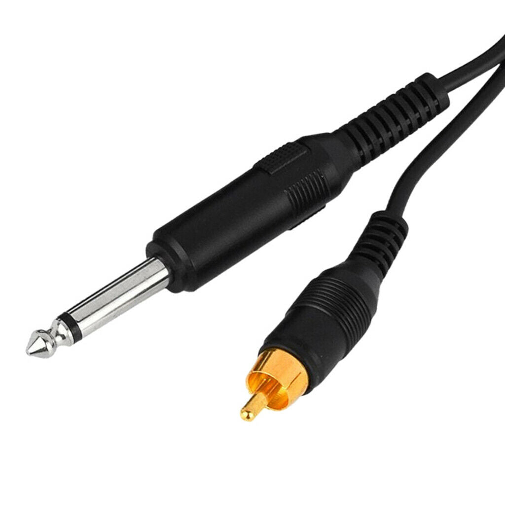 1pc New Black Wire Tattoo Body Art Design Power Supply Clip Cord Hook Line