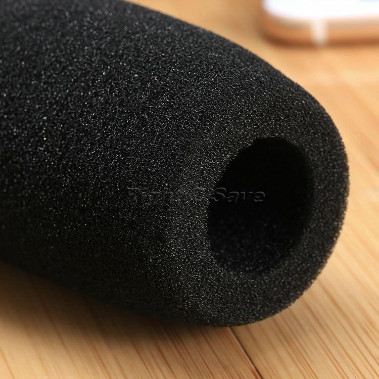 1x 12.5cm 4.92" Mic Microphone Windscreen Windshield Sponge Foam Shotgun Cover