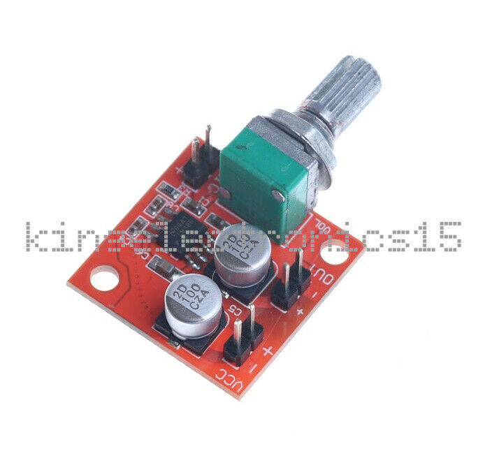DC 3.7V-12V LM386 Electret Microphone Power Amplifier Board Gain 200 Times NEW
