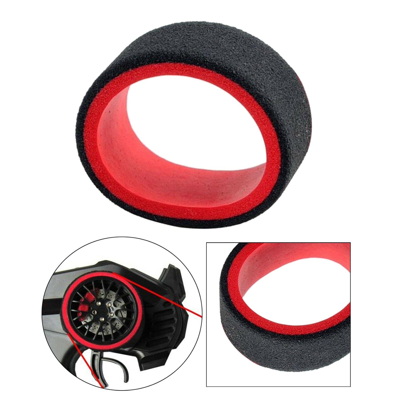 Universal RC Transmitter Steering Wheel Grip Hand Wheel Sponge Parts Accessories