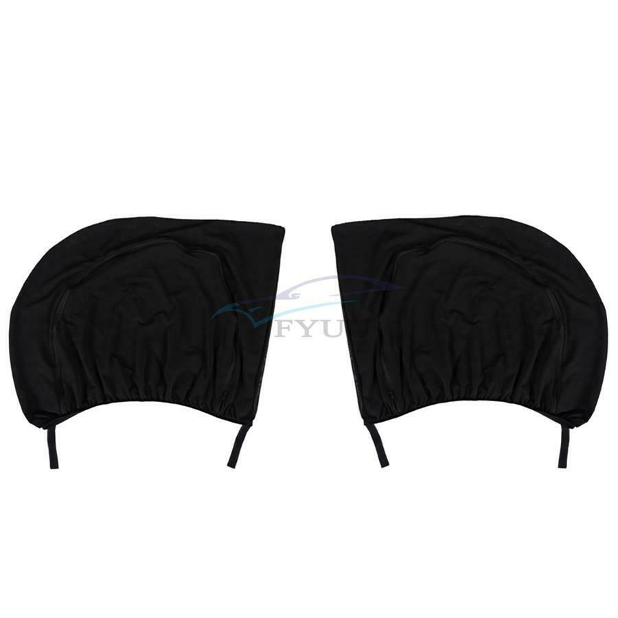 1 Pair Car Rear Sun Shade Anti-UV Windshield Visor Cover Universal Fit For Sedan