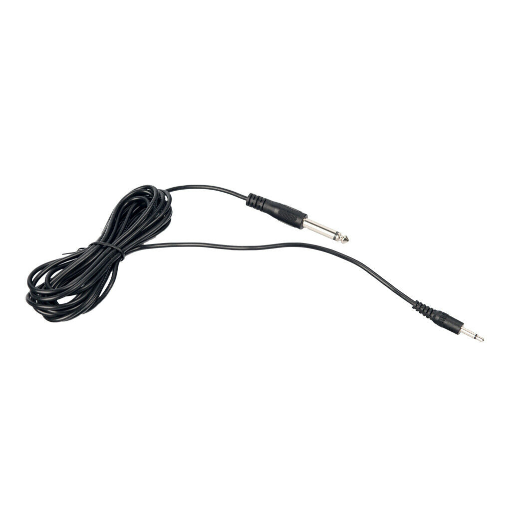 Instrument Male to Male Cable 6.35mm to 3.5mm Electric Guitar Cord for Guitar