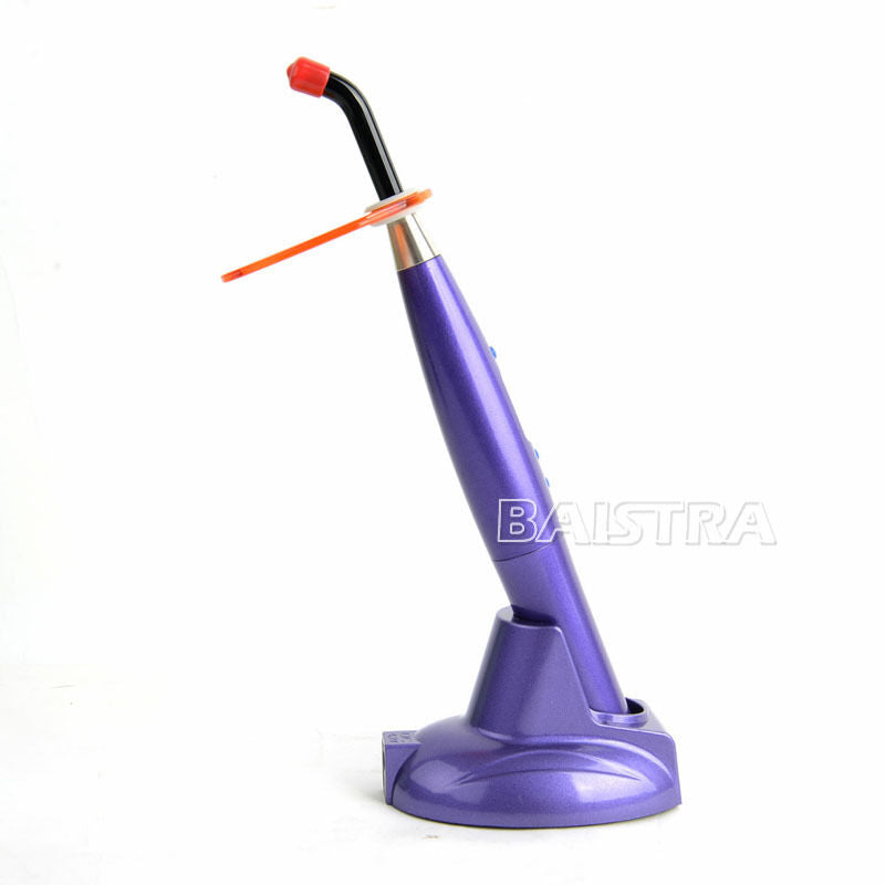 Woodpecker Style Dental Wireless LED Curing Light Rechargeable 1200mW/cm² Purple