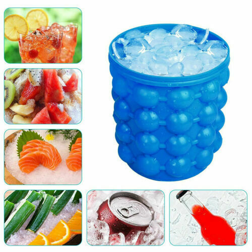 World Cup Ice Genie Cube Maker The Revolutionary Space Saving Silicone Beer Tool