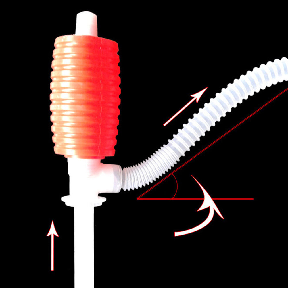 Portable Manual Car Siphon Hose Oil Gas Water Liquid Transfer Hand Pump Su.l8