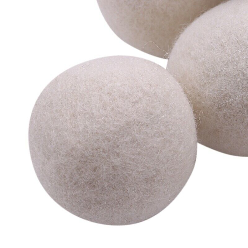 8-Pack 100% Premium Wool Dryer Balls XL,Handmade,Eco-Friendly,All-Natural FabrV5