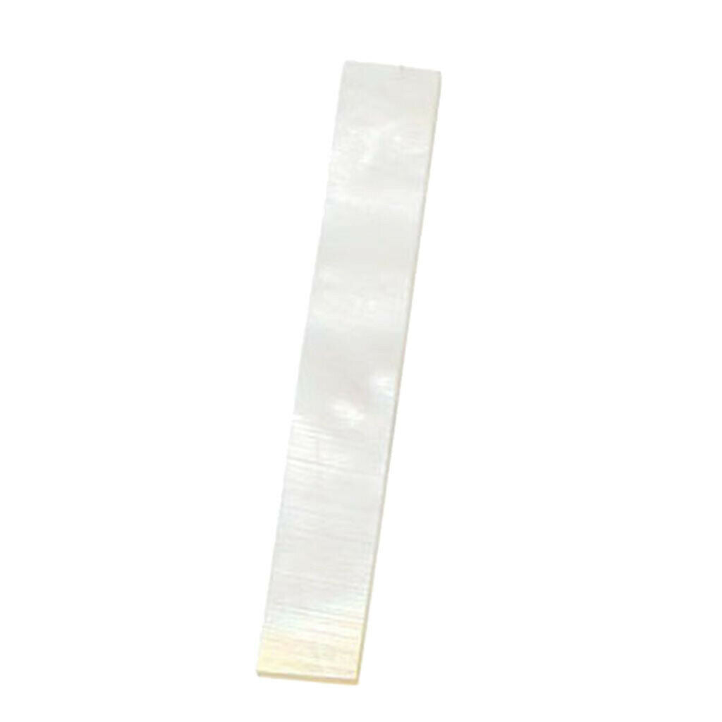 10 Pieces White Inlay Shell Blanks Square Decorate Material for Guitar