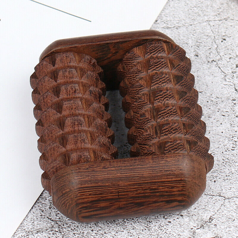 Wenge Hand Reflexology Massage Tool Palm Massager Roller Press Point  Scrap Spa