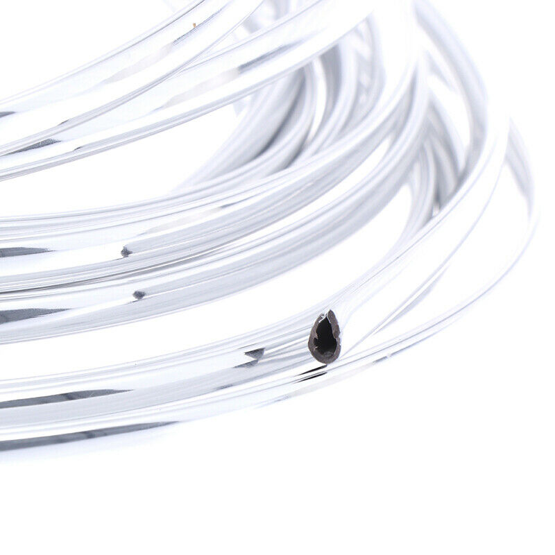 1 Roll 6M Car Door Moulding Strip Chrome Car Body Door Edge Moulding Trim Str Lt