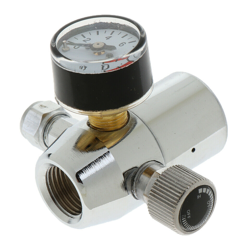 Aquarium Carbon Dioxide CO2 O2 Pressure Relief Valve Gauge A12-2