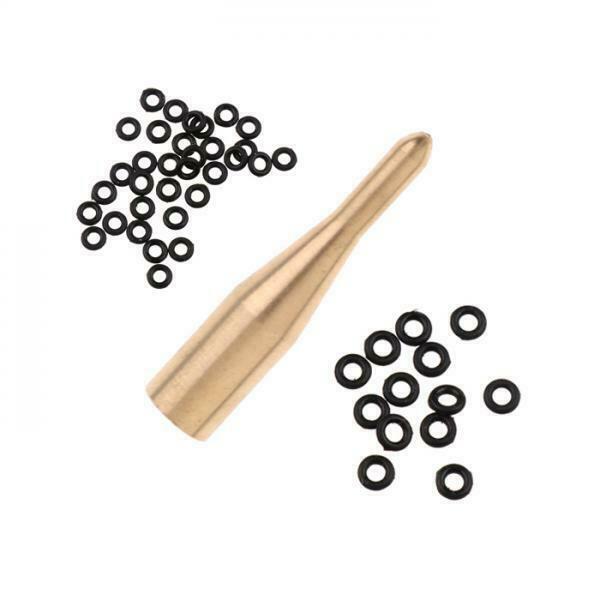 100Pcs Rubber Dart Tip Gaskets Grommets Washers with O-ring Applicator Tool
