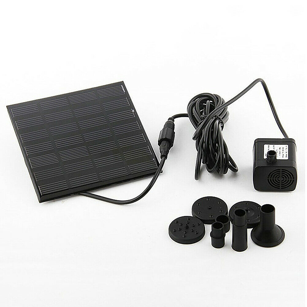 Mini Solar Fountain Garden Pool Pond Outdoor Swimming Pool Water Fountain @