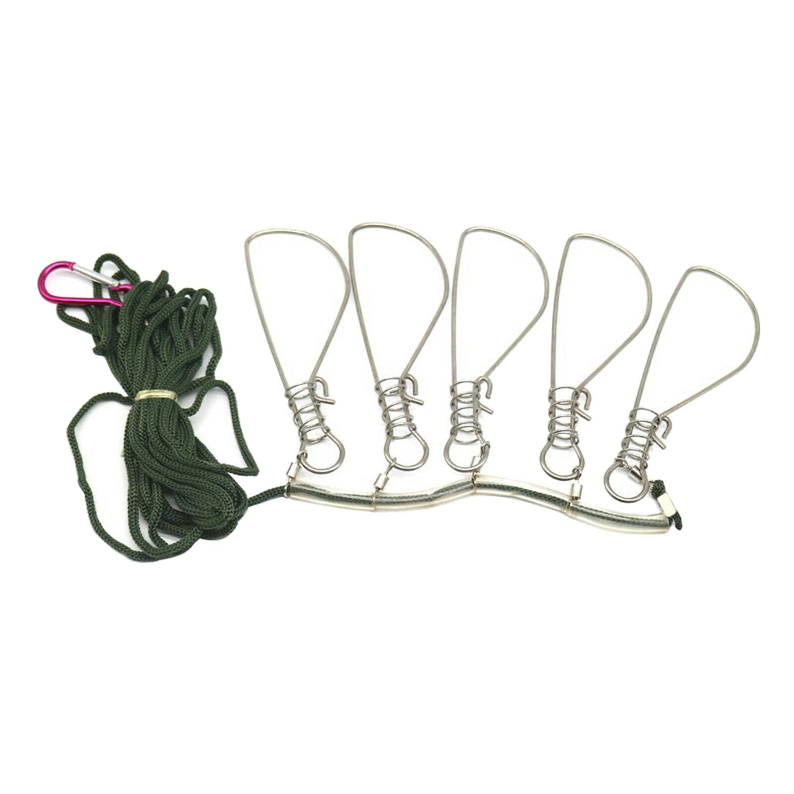 5 in 1 Live Fish Lock 5 Metal Snaps Available for Lure Fishing Rock Fishing