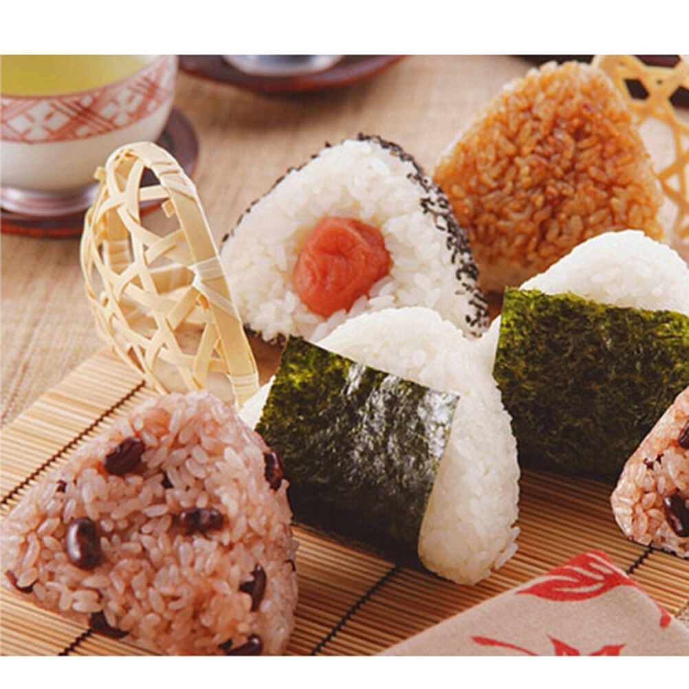 2 PCS/1 Set Sushi Mold Onigiri Rice Ball Bento Press Maker Mold DIY Too F.l8