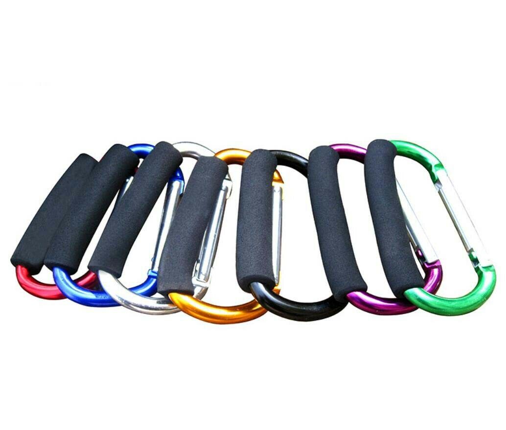 Outdoor D-Shape Aluminum Carabiner Rock Climbing Screw Gate Lock Carabiners NEW