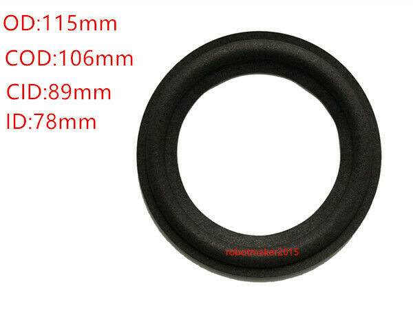 115mm Foam Woofer Edge Surrounder For 4.5" 4.5 inch Speaker repair