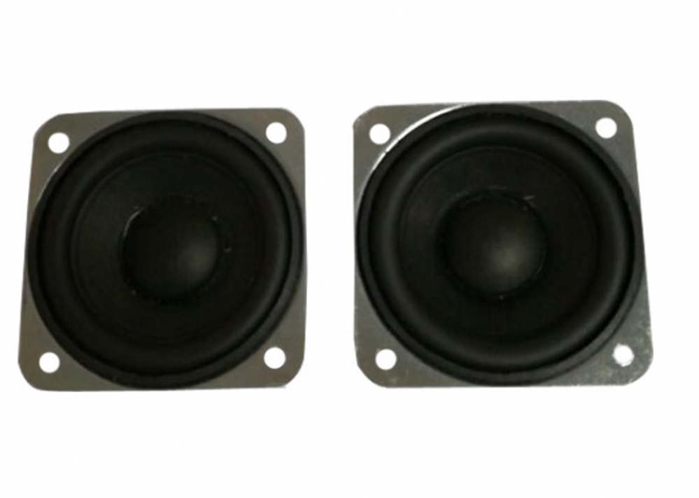 2pcs 50mm 4Ω 3W Full frequency Speaker loudspeaker Square HiFi audio part 90db