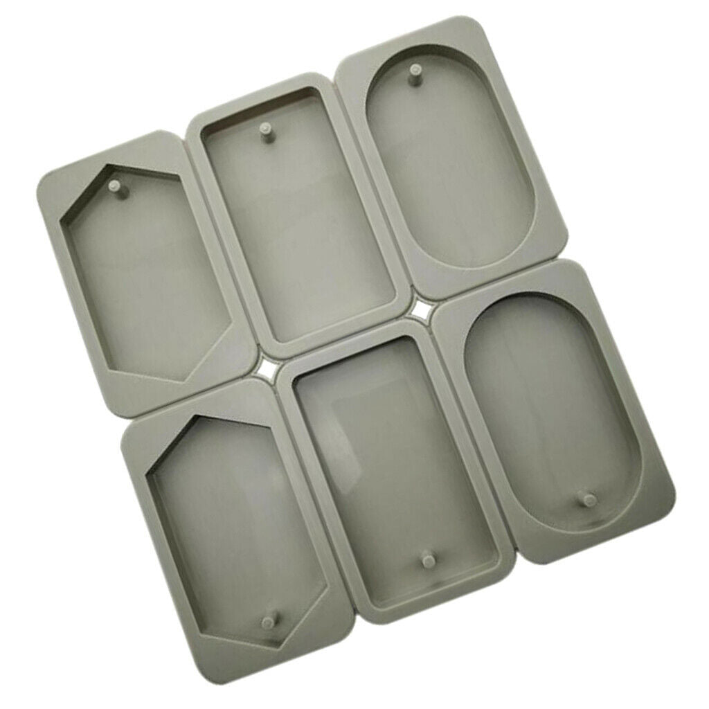 Aromatherapy wax tablets gypsum plaster silicone soap mold candle F