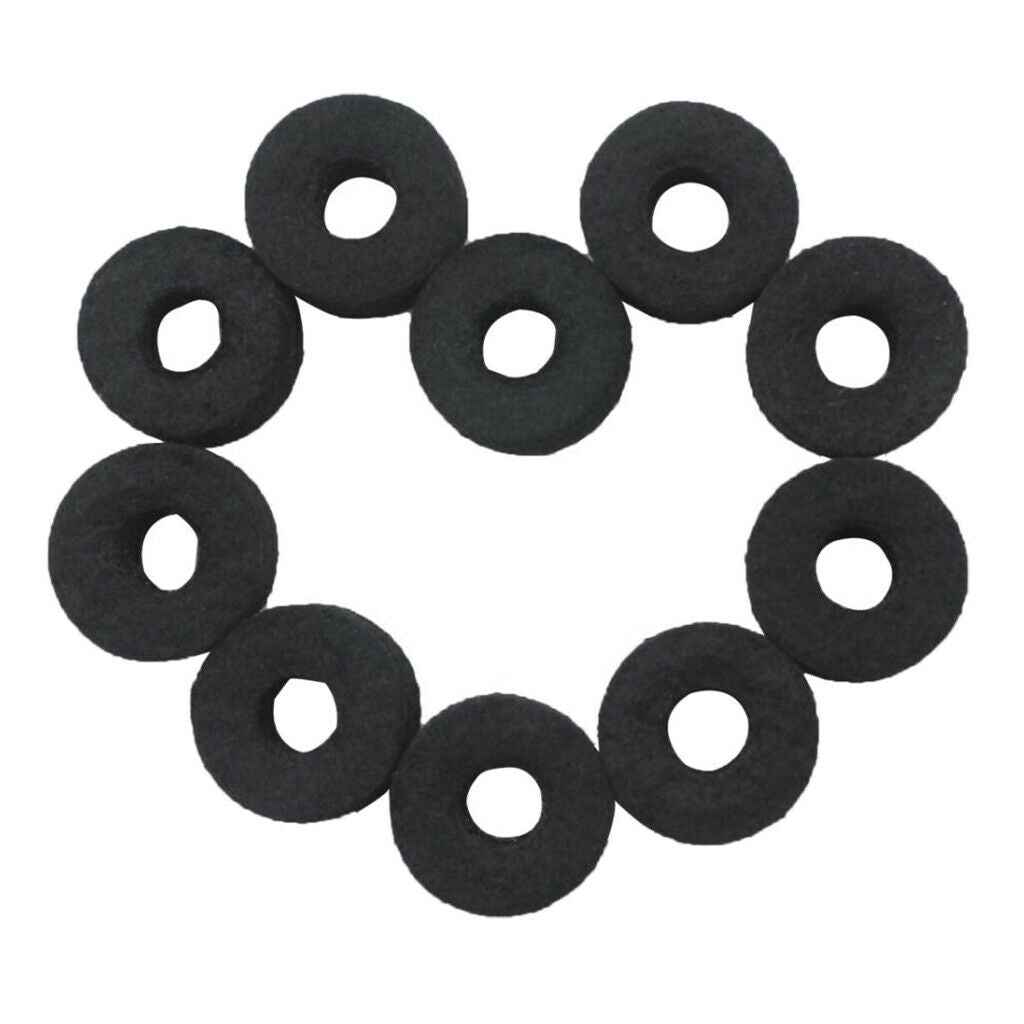 10 Pieces Cymbals Felts Washers Percussion Musical Instrument Parts
