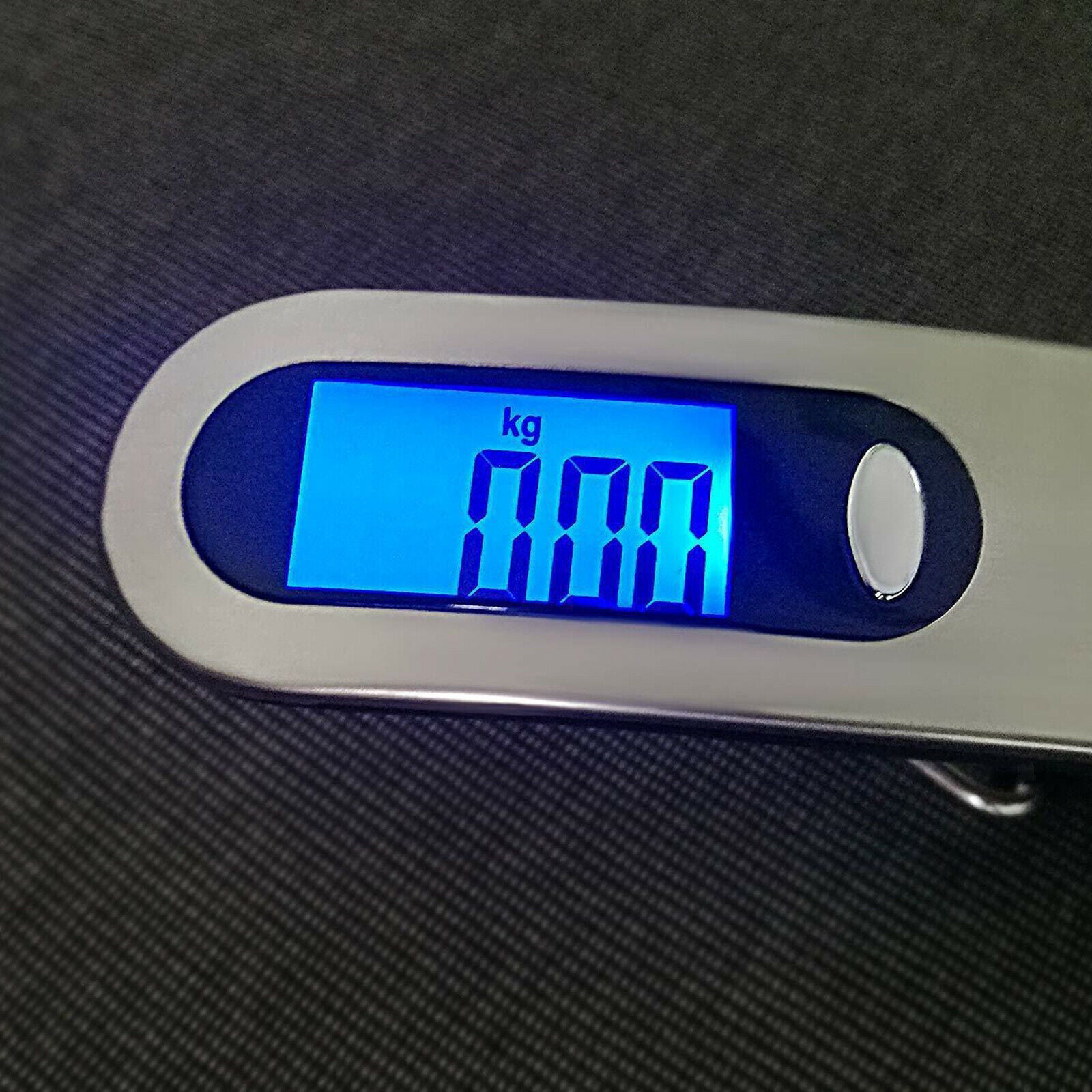 Handhled Digital Luggage Scale 50KG/110 LB Stainless Steel for Travelers