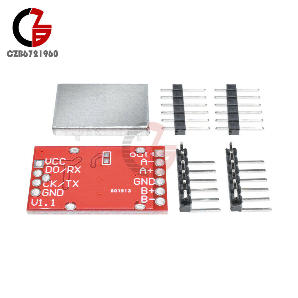 2PCS HX711 Dual Channel 24-Bit A/D Conversion IC Weighing Sensor Module Shield