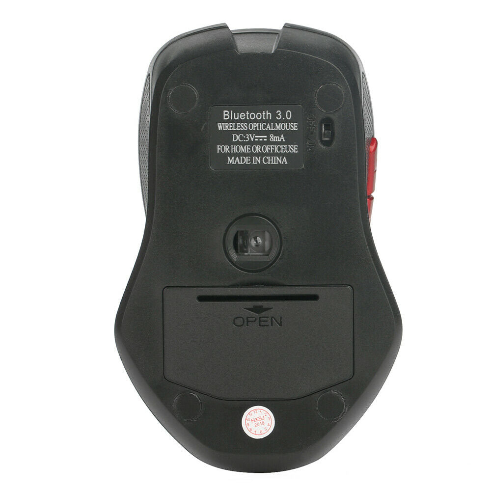 Bluetooth 3.0 Wireless Optical Mouse Mice Adjustable DPI for Tablet PC BP Gaming