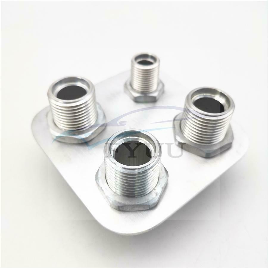 4 Port Fittings Air Conditioning AC / Heater for Firewall Bulkhead