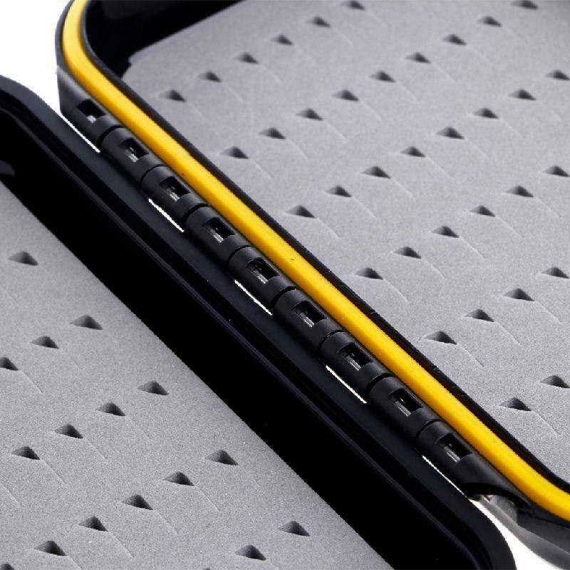 Portable Waterproof Fly Fishing Lure Bait Trout Flies Storage Box Case Container