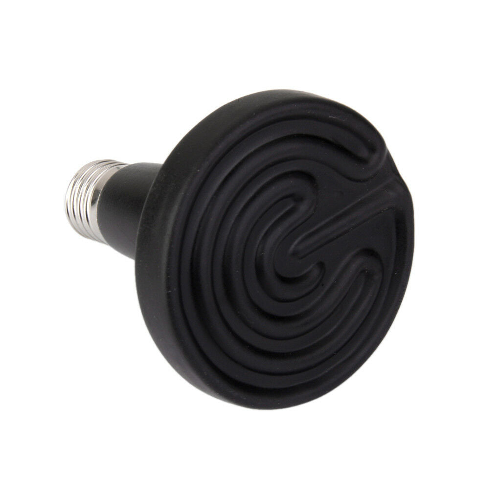 75W Reptile Terrarium Infrared Heat Emitter Basking Spot Light Bulb Dia.75mm