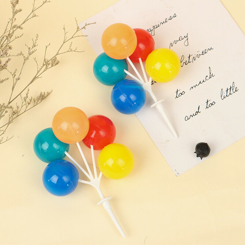 Balloon Cake Topper Wedding Cake Topper Flag Birthday Party Dessert Dec.l8