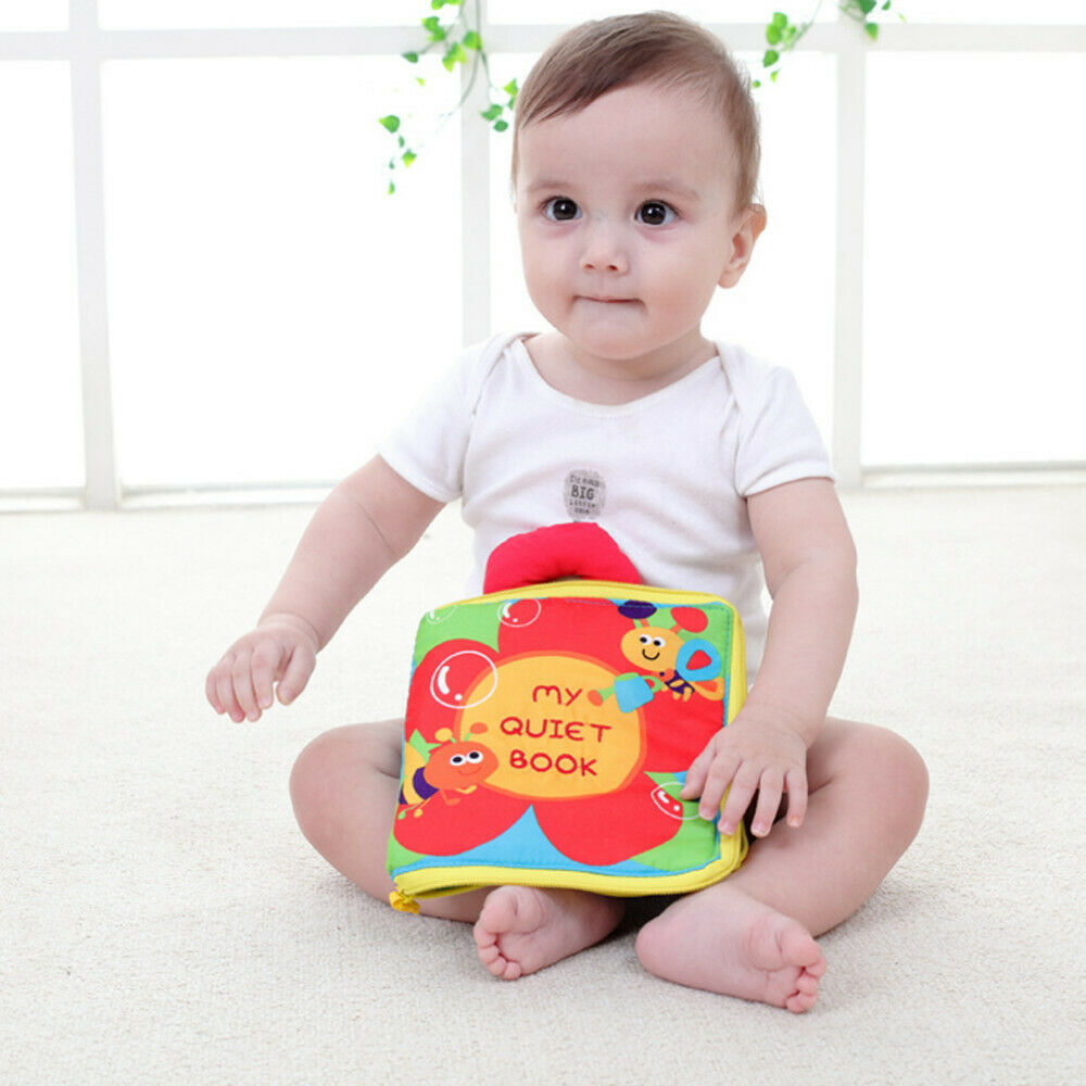 Early Development Cognitive Infant My Calm Bookes baby Activity Cloth Book