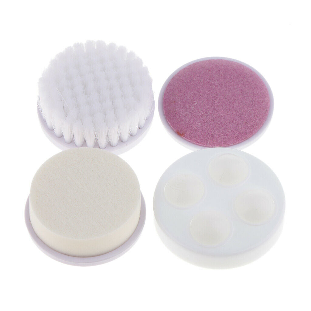 4 In 1 Electric Facial Cleansing Brush Kit, Spin Brush Skin Care Massager