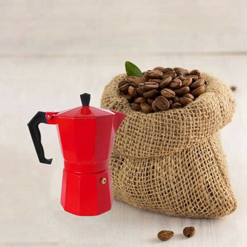 Coffee Maker Pot Aluminum Mocha Espresso Percolator Pot Coffee Kettle StovetU8K7