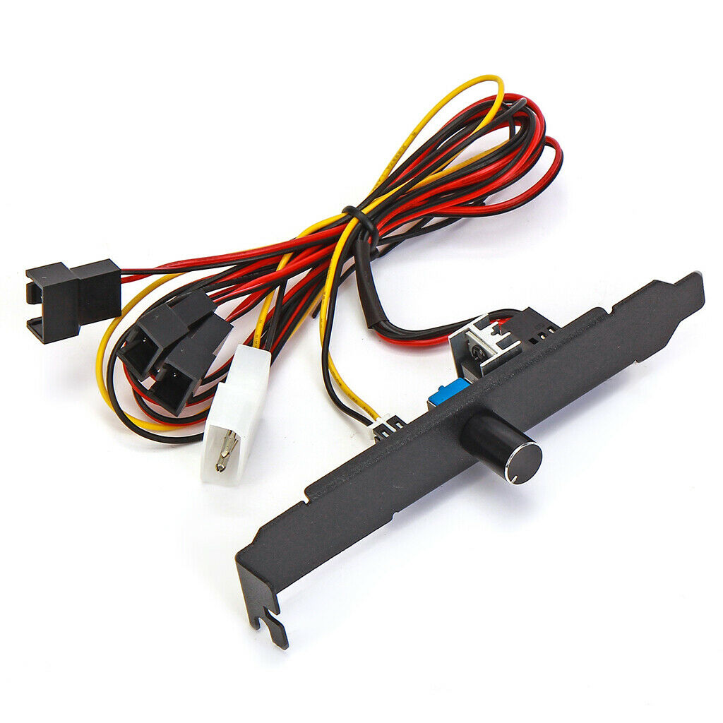 3 Channels Fan Temperature Controller Speed Governor Cooling Kit for PC Fans