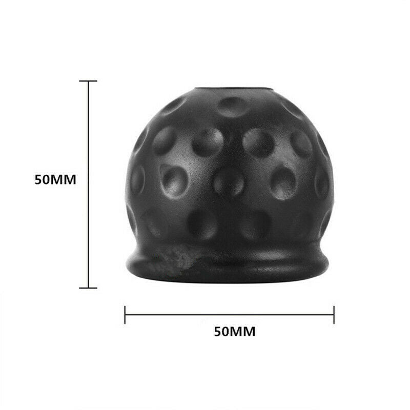 Universal 50mm Tow Bar Ball Cover Cap Ball Hood for Trailer Protect Repair Tools