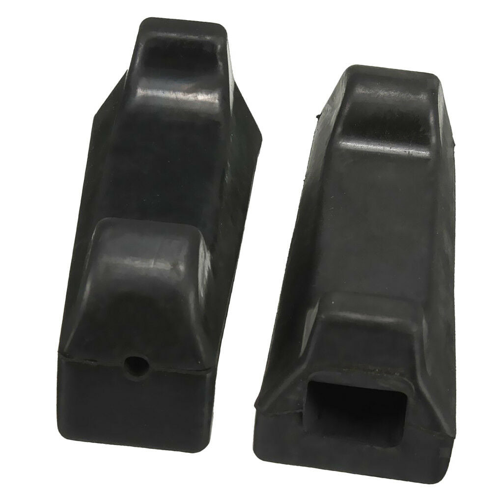 2 Piece Motorcycle Front Rubber Footrest Fits for Yamaha YBR125 All Years