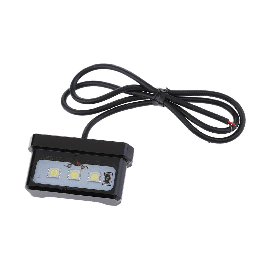 Motorcycle License Plate Holder Light Rear Tail Lamp for Kawasaki Z800 Black