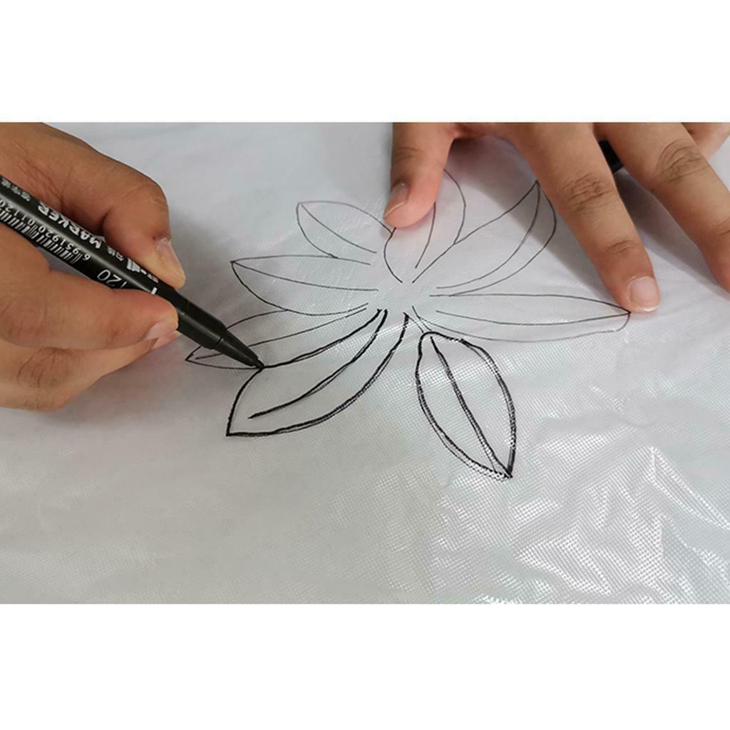 1yd Water Soluble Stabilizer Clear Film Topping DIY Cross Stitch Supplies
