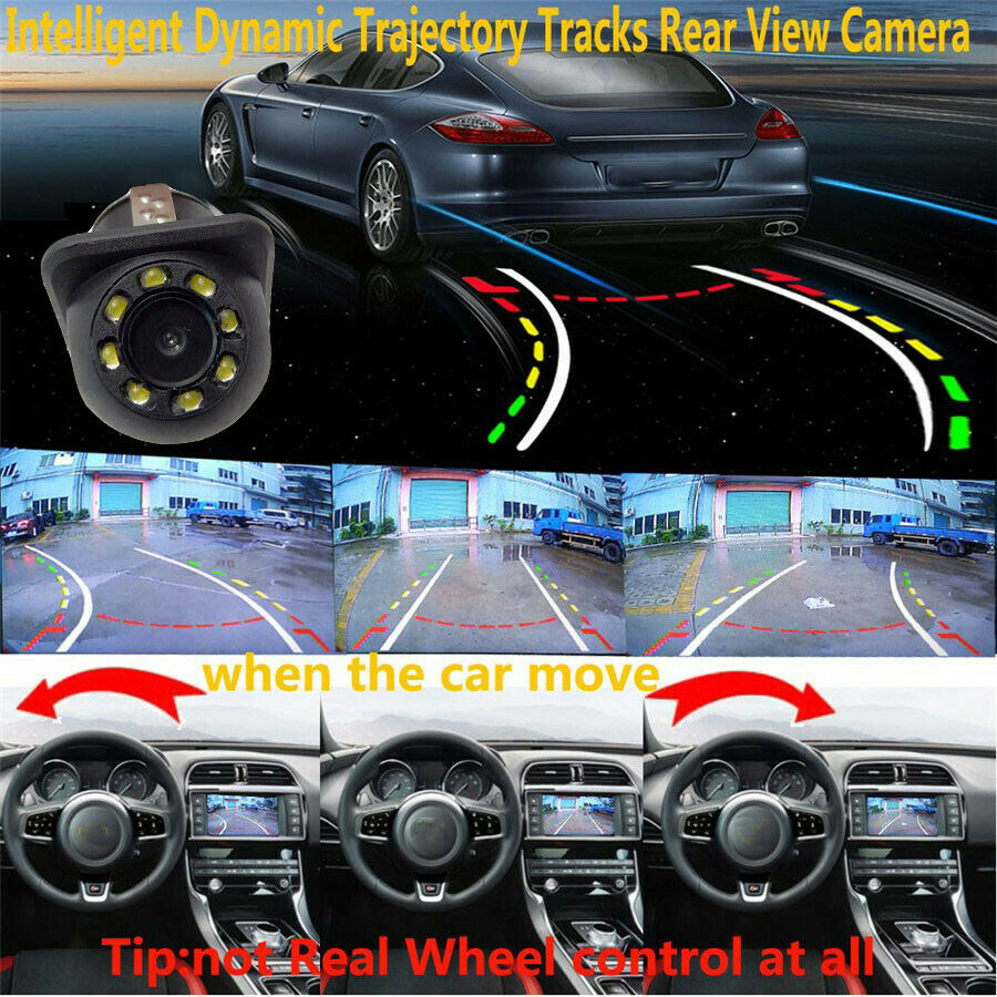 Universal HD Dynamic trajectory Car Rearview Camera Parking Line Rearview Camera
