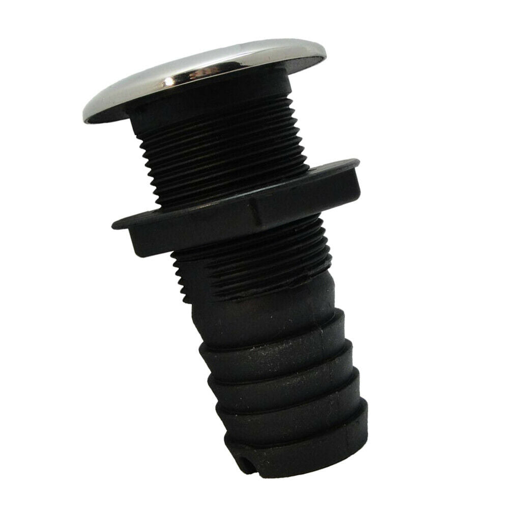 Heavy Duty Marine Grade Nylon Thru Hull Fitting Universal for 1-1/2" Hose