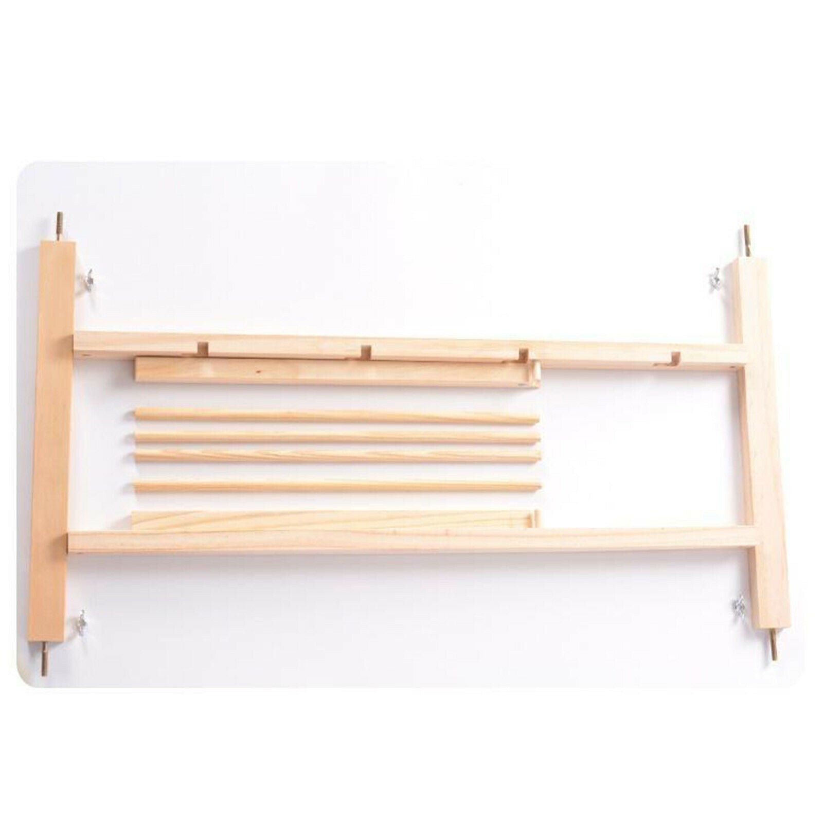 Wood Storage Thread Holder Sewing Organizer Table Curling Holder
