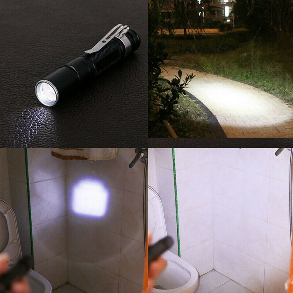 Mini Waterproof LED Flashlight Penlight Small Electric Torch High Lumens Light