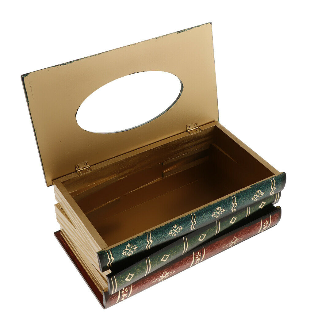 200Pcs Napkins Tissue Box Holder, Toilet Paper Cover Container Cover, Wooden