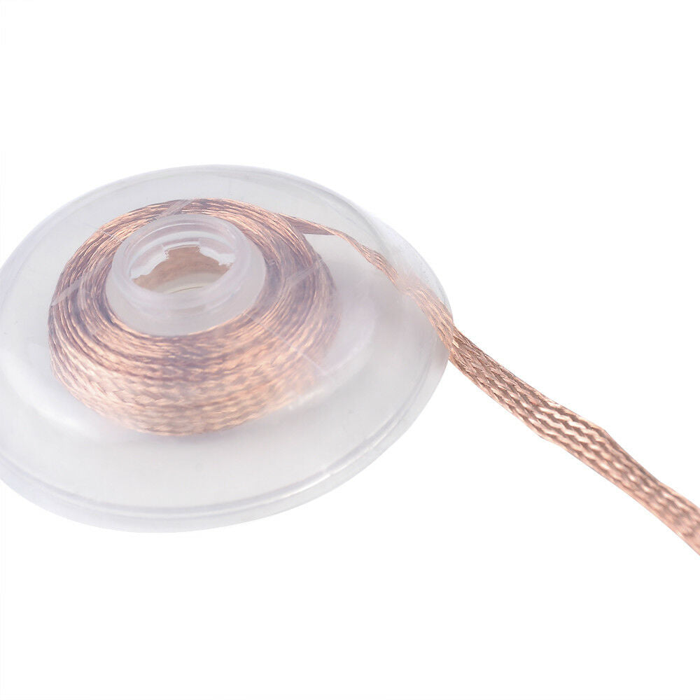 5 Ft 3.50 mm Solder Wick Remover Desoldering Braid Wire Sucker Cable Fluxed Flux