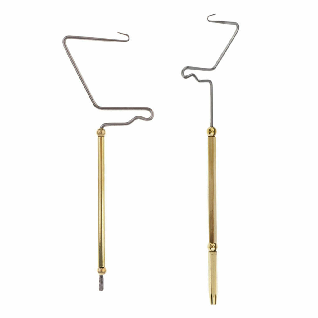 2 Pieces Rotatable Whip Finisher - Standard Whip Finish Tool for Fly Tying